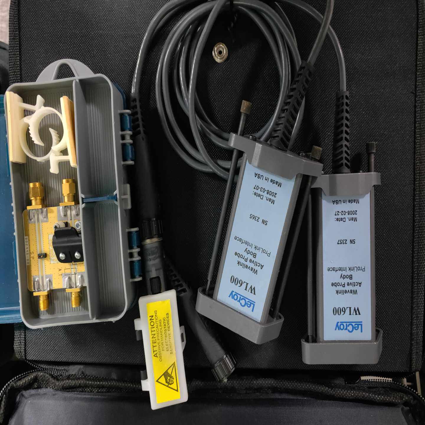 议价LecroyL600力科示器有源探头，实物拍摄，附件都适用