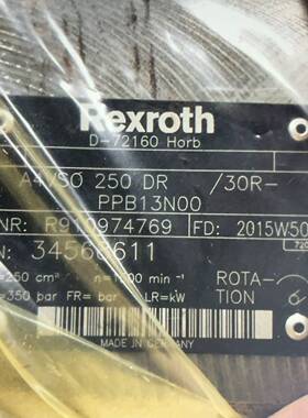 德国力士乐柱塞泵R910974769A4VSO250DR/询价