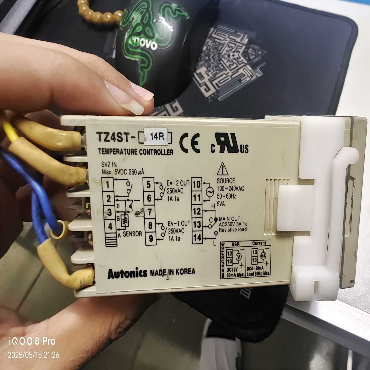 奥托尼克斯温控器，TZ4SP-14R适用