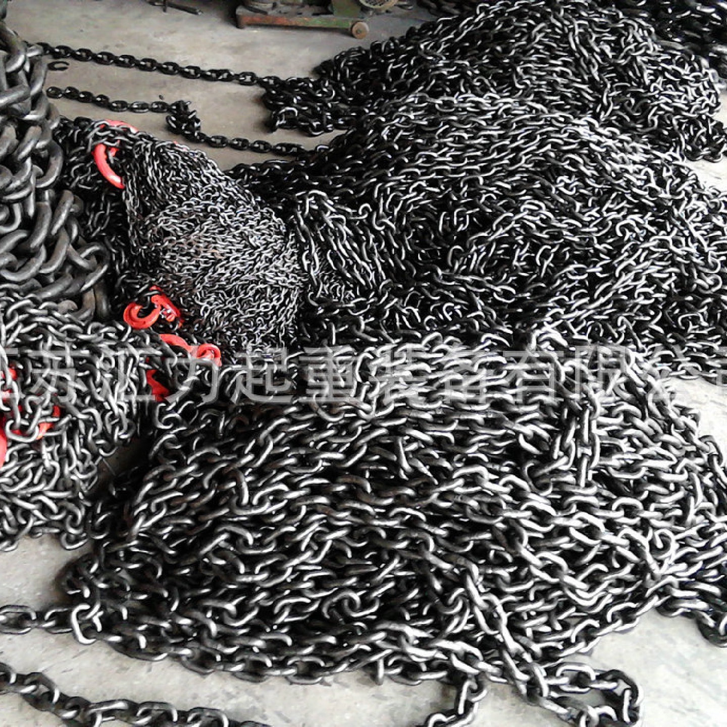汇力厂家供应80级2叉链条索具12mm起重吊链3t2m