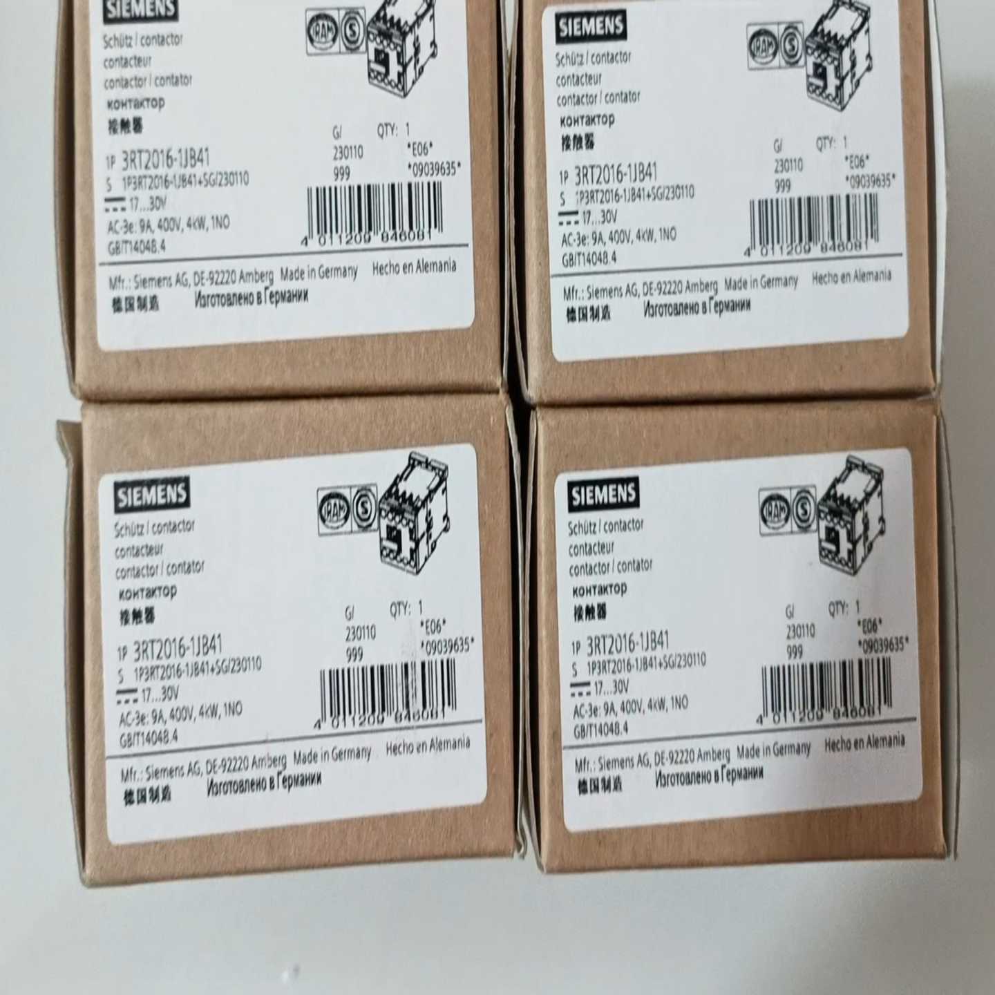 3RT2016-1JB41交流接触器3RT20161J询价