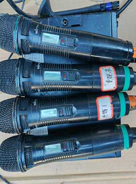 议价原装h正常使用的台湾产咪宝ACT-52无线话筒两套一拖二的维