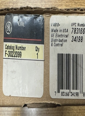 GEGENERALELECTRICF-3022099CONTACTORCOIL**NEWINBOX**
