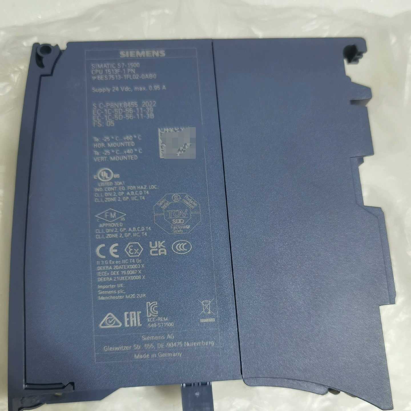 6ES7513-1FL02-0AB095新功能完好--议价商品