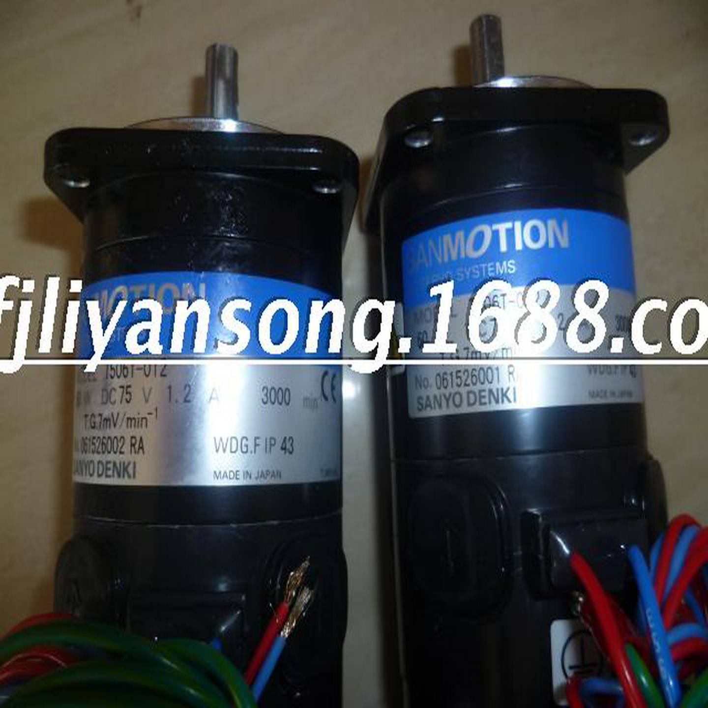 议价-三洋直流伺服马达T506T-012山洋电机T506T-012SANMOTIONT506