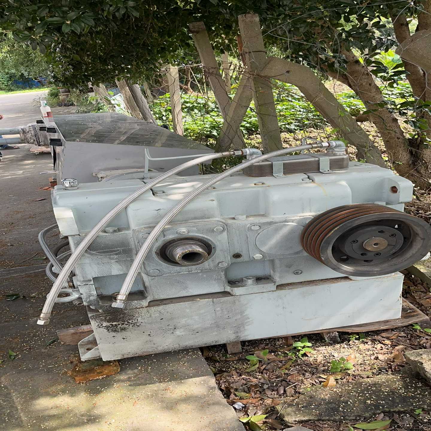 国贸280硬齿面减速机105螺杆安吉双柱换网器带计量配询价