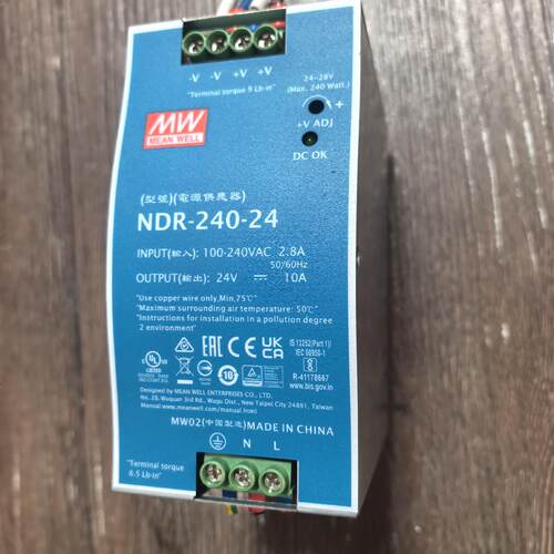 明纬NDR24024导轨式开关电源议价