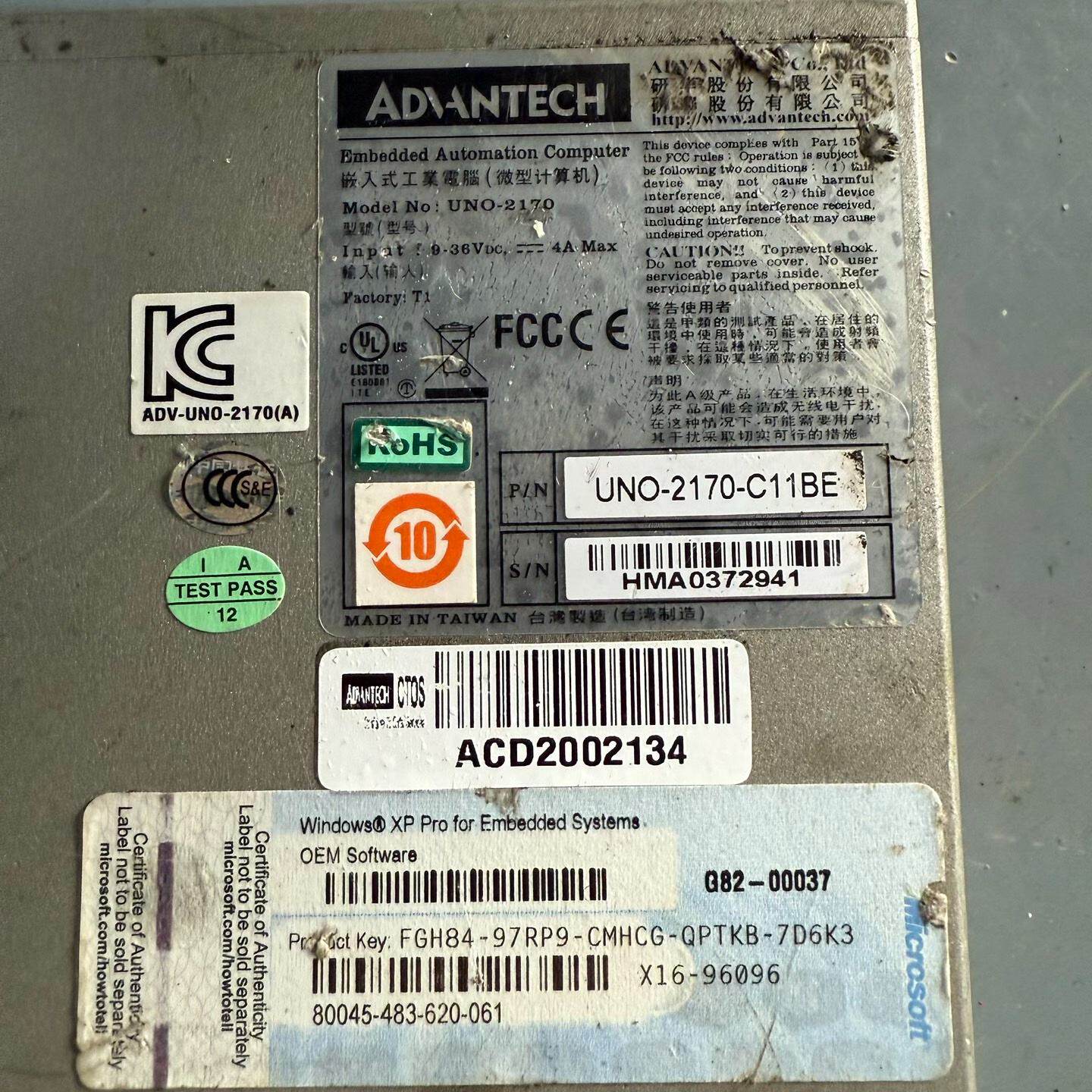 ADVANTECH UNO-2170-C11BE Embed—议