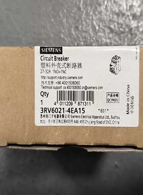 西门子断路器3RE6021-4EA15全新未拆封，正品原装，--议价商品