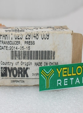 JOHNSONCONTROLSP499RDAB517SIA压力转换器约克025-29148-0