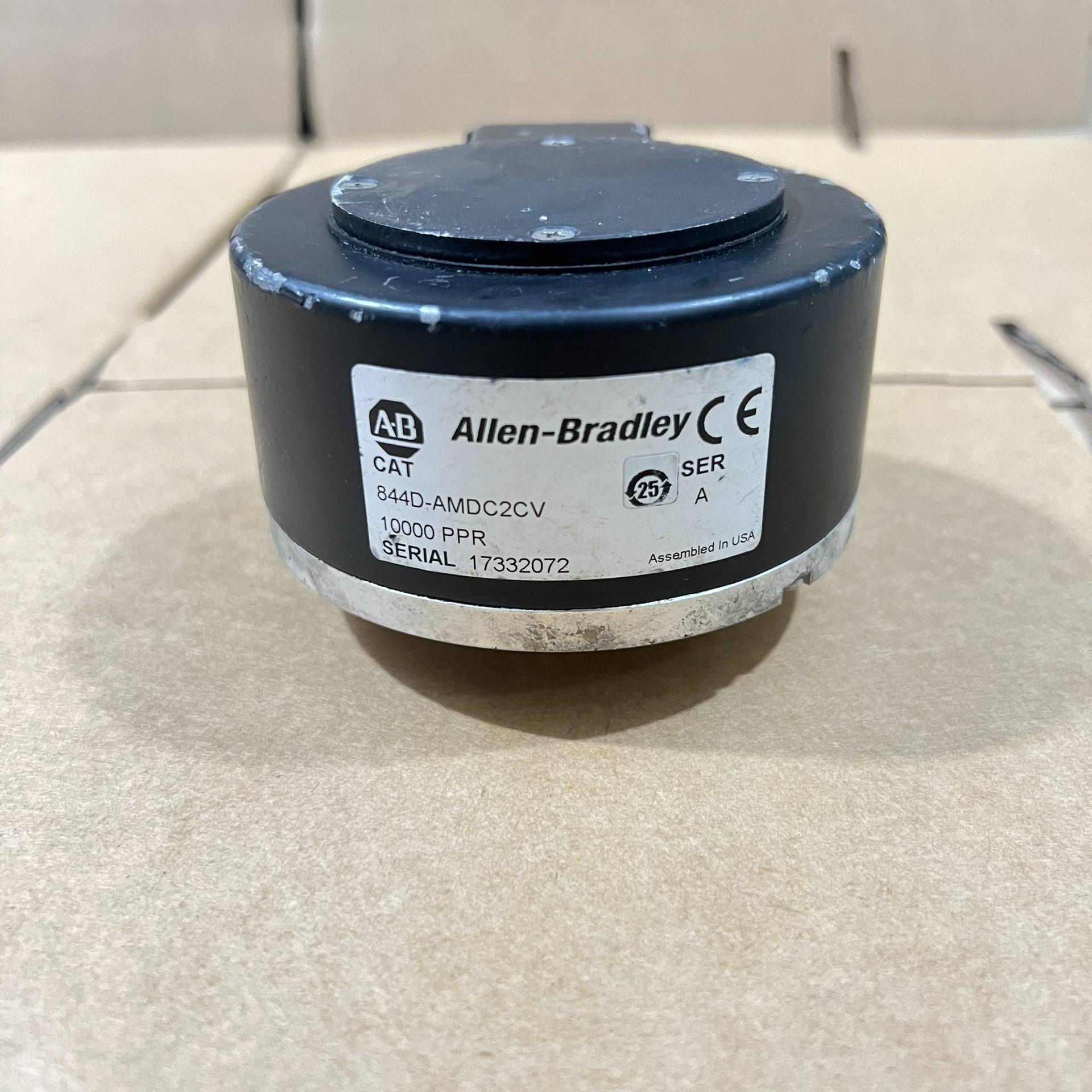 【请询价】844D-AMDC2CV拆机AB罗克韦尔编码器10000PP