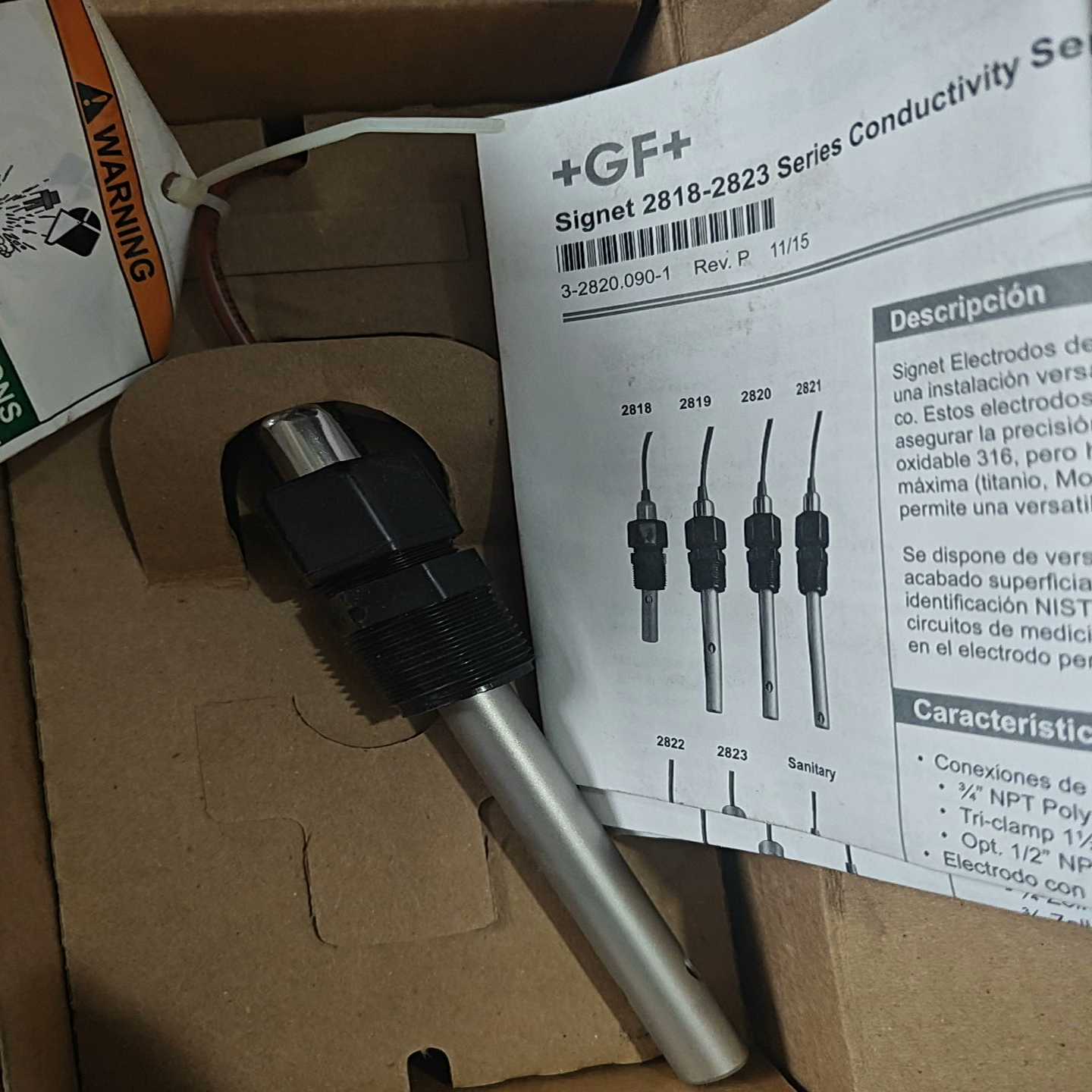 询价美国GF乔治费歇尔电导率传感器，型号3-2820-1，全新原