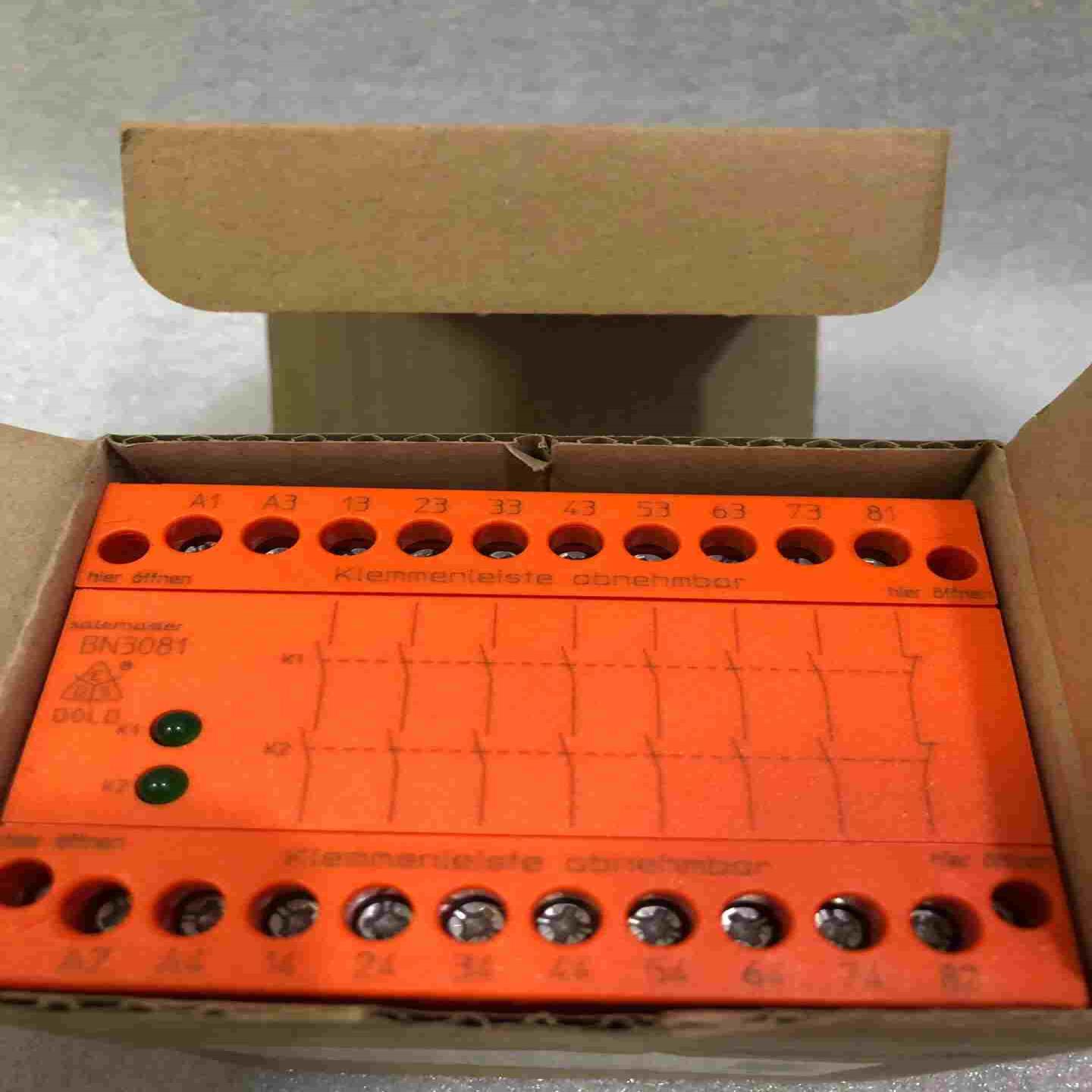 (工仔机械）多德DOLD安全继电器BN3081.63 AC230