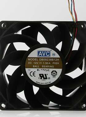 议价-原装AVCDB09238B12H12V1.5A双大风量滚珠变频器机箱电源