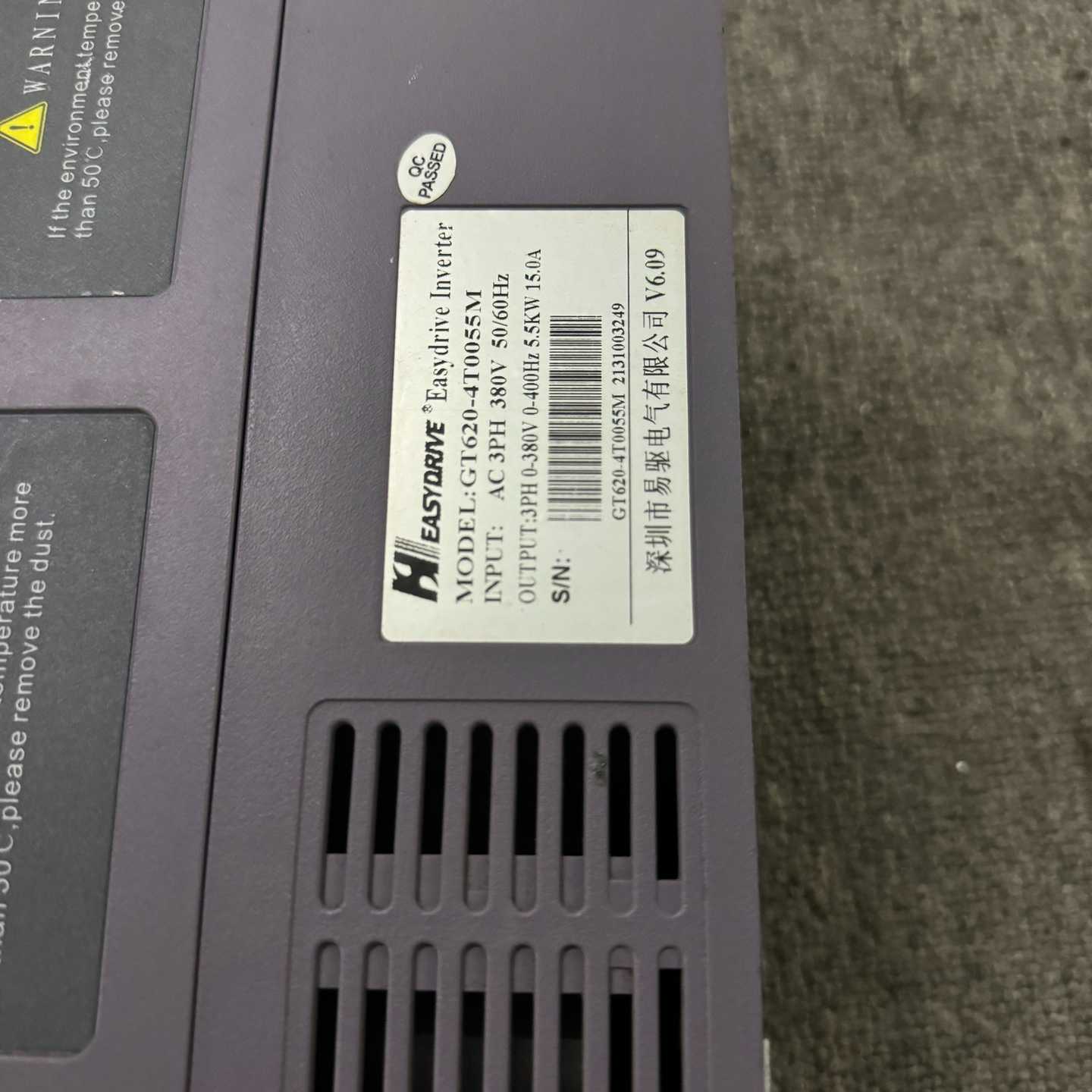 议价F易驱变频器GT620系列变频器5.5KW380V维修/现货