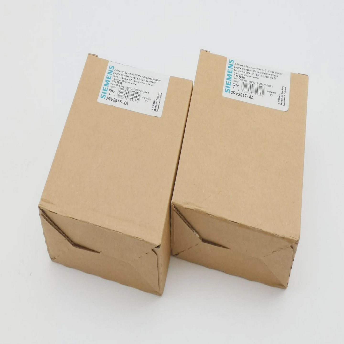 2xSiemens3RV2917-4AE:033-PhasenSammelschieneinkl.Ste