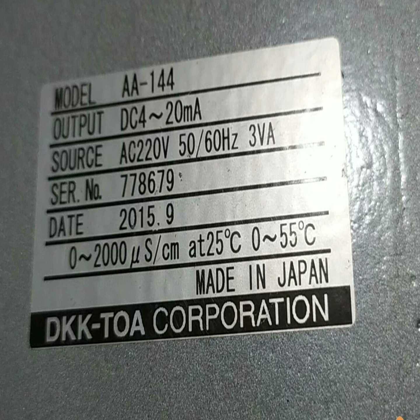 TOADKK东亚电波传感器AA-144询价