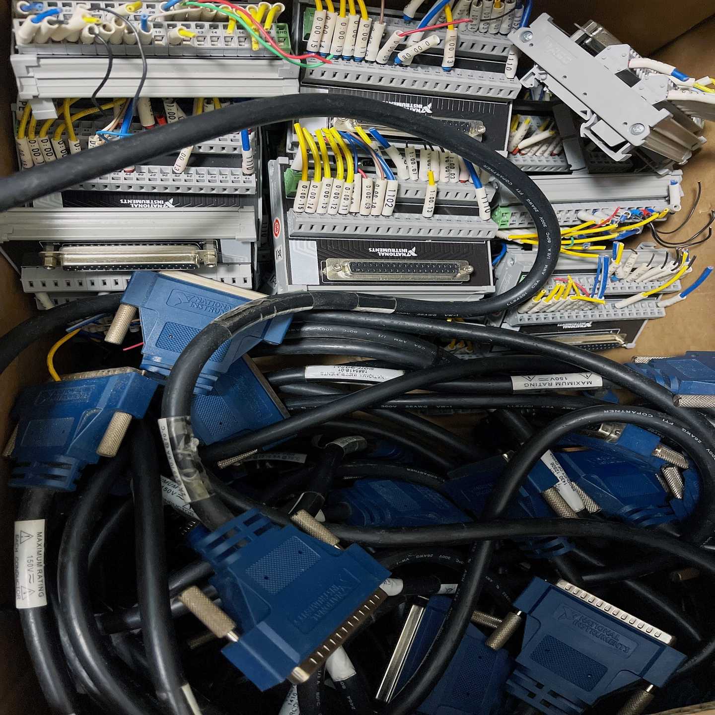 拆机大量NI原装DSUB37针转接线和端子排，几乎全新，要的--议价商