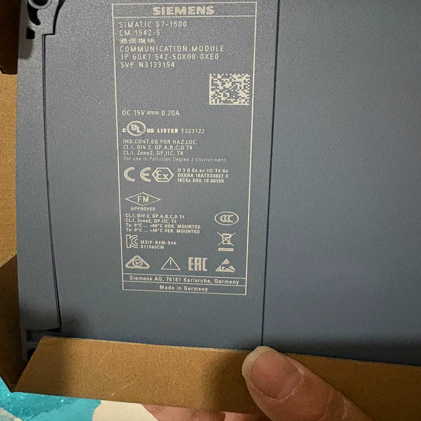 6GK7542-5DX00-0XE0，99新带包装附件齐全#~询价