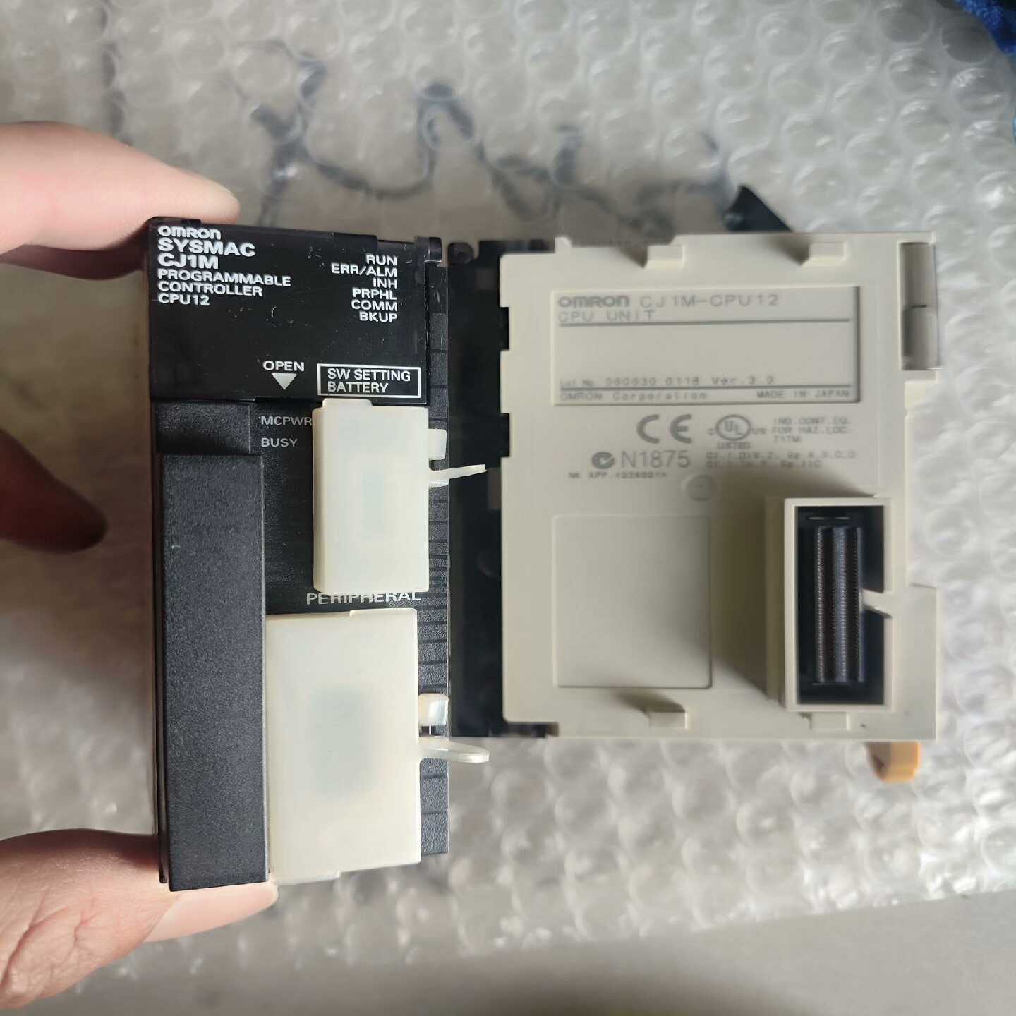 【议价】PLC模块主机，cj1m-cpu12适用