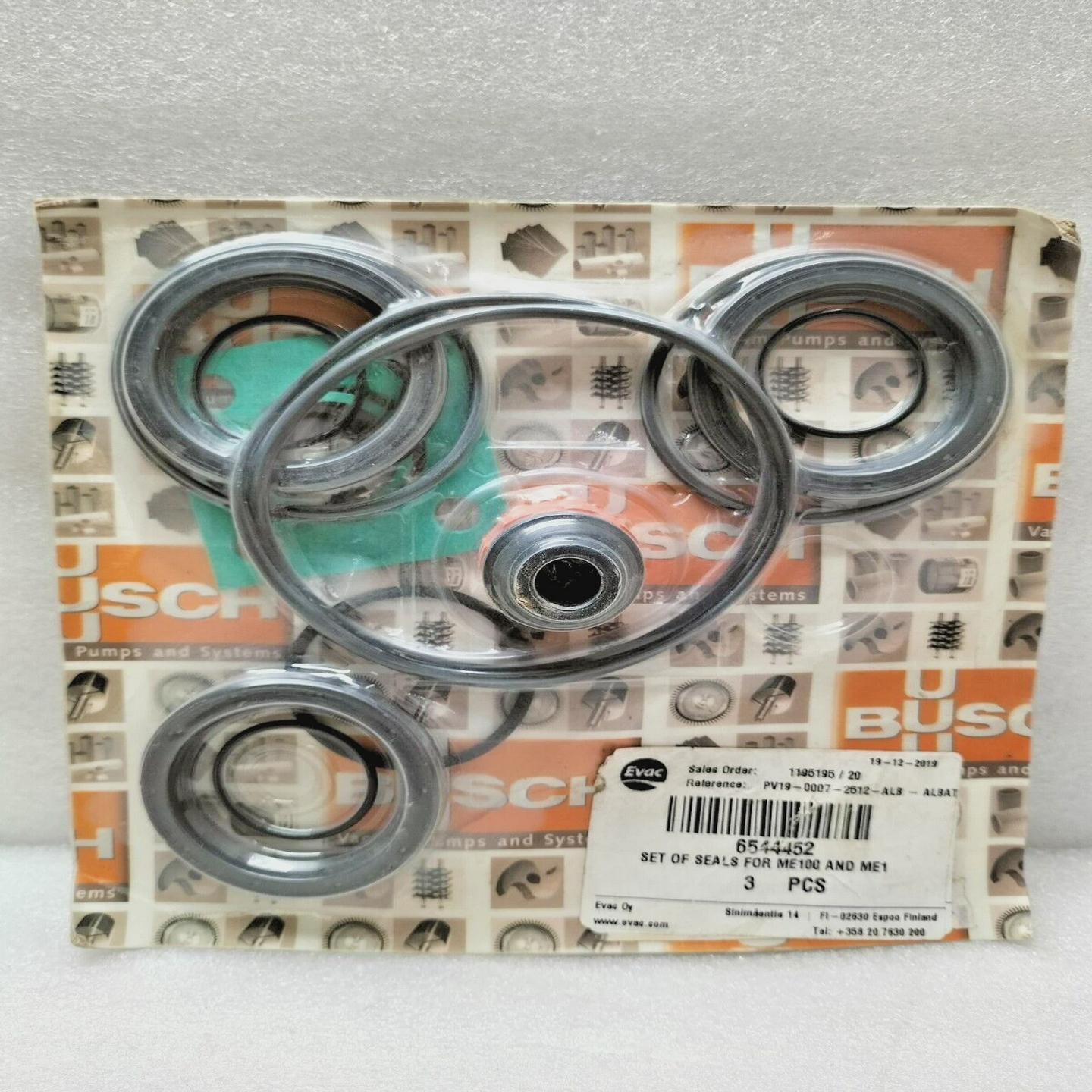 EVAC6544452密封套适用于ME100&ME1