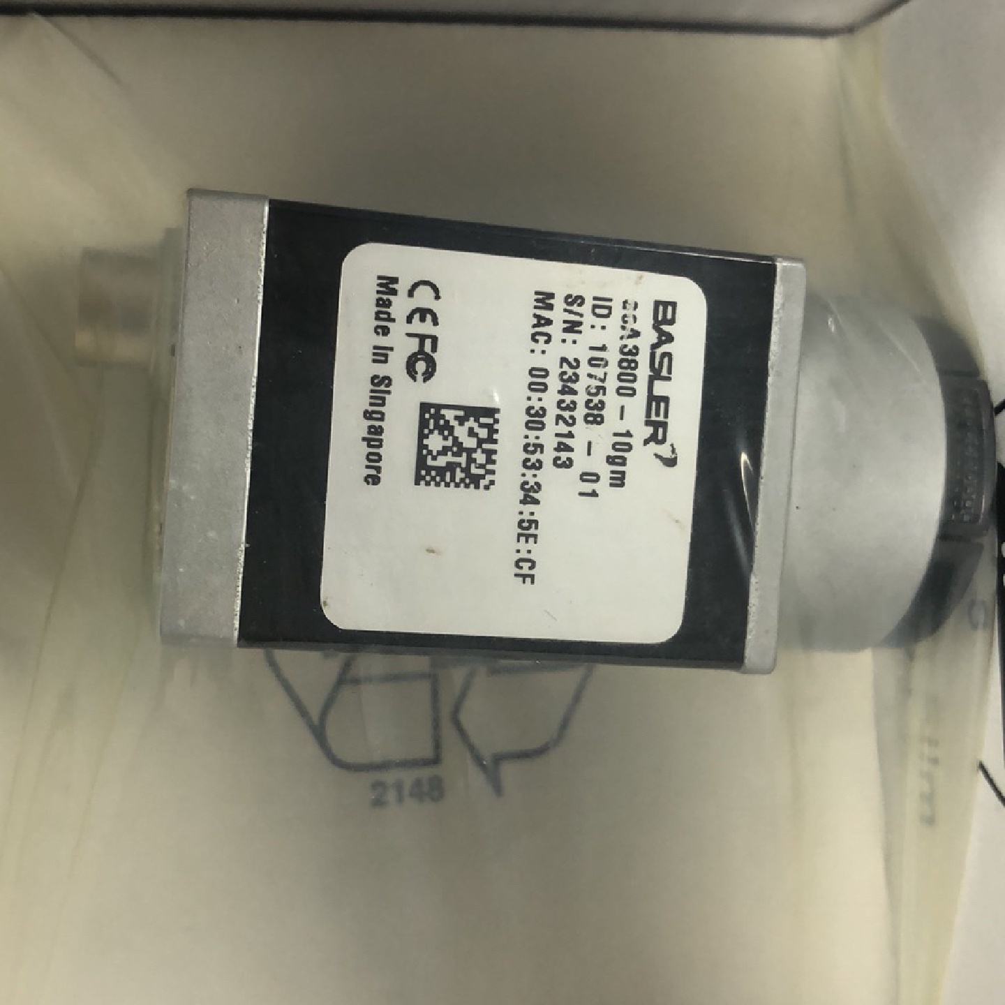议价--德国basler工业相机acA3800-10gc  1000