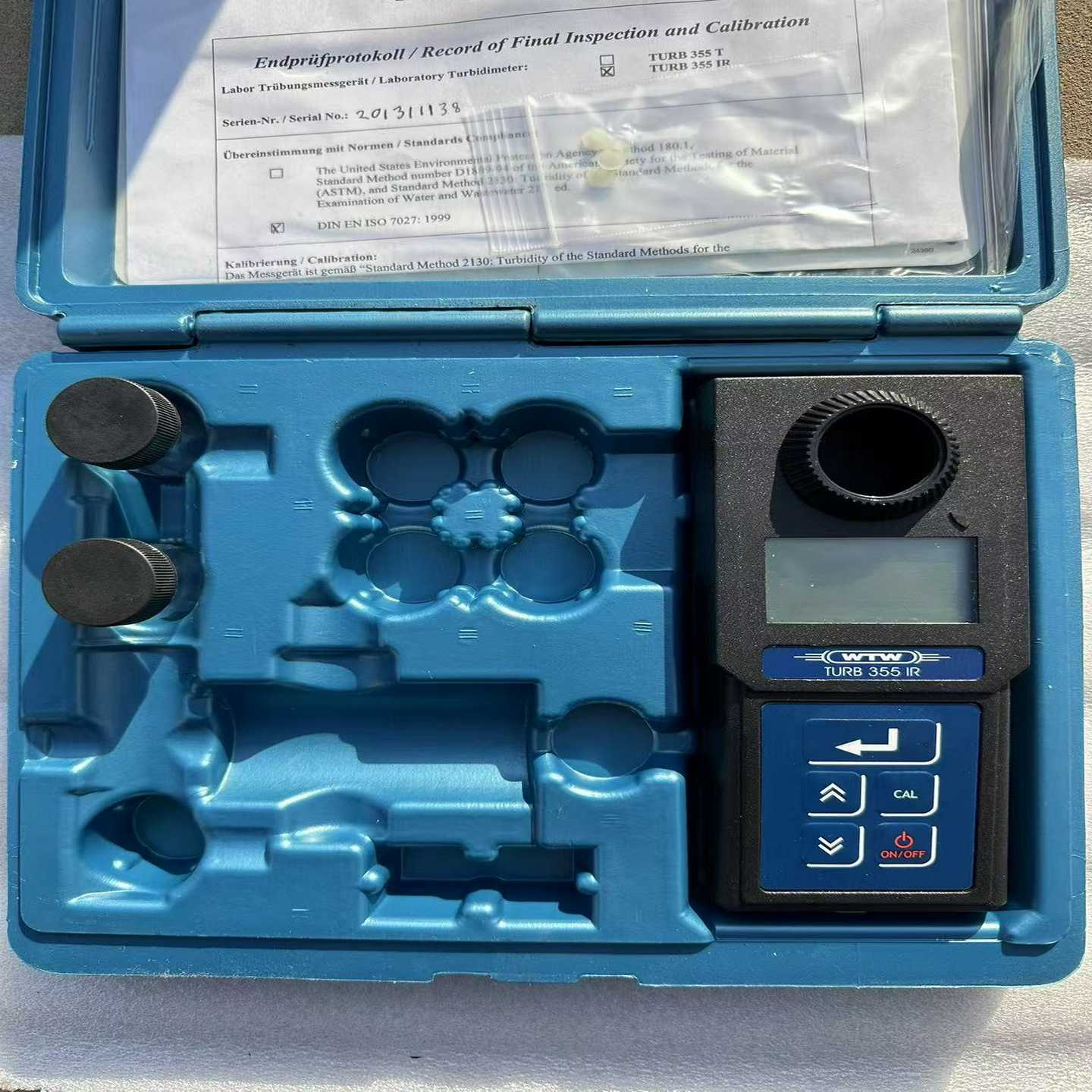 WTW浊度计TURB355IR，附件不全，功能。询价