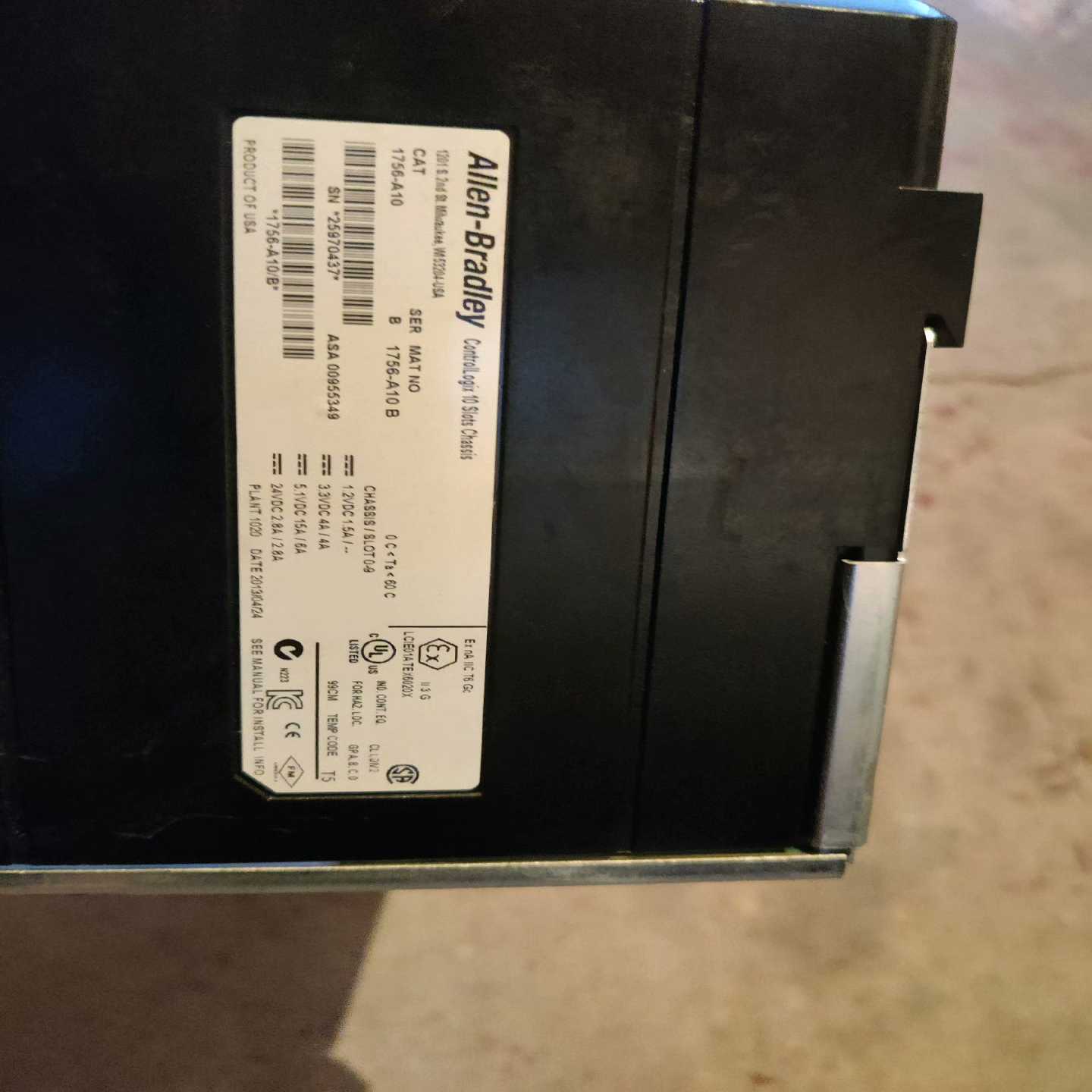 【请询价】AB罗克韦尔 1756-A10 B原装模块机架