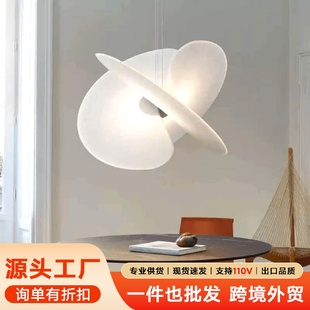 楼梯别墅挑空客厅艺术蚕丝卧室中山灯具家装 餐厅吊灯loft复式 灯饰