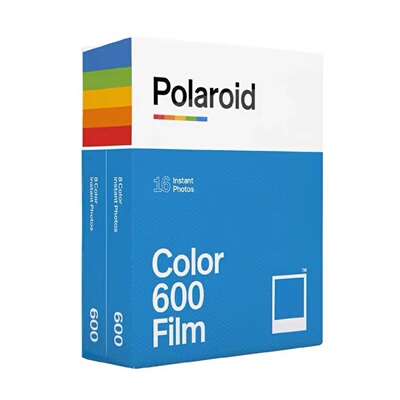 Polaroid宝丽来600拍立得相纸白边色彩黑白单双包复古胶片