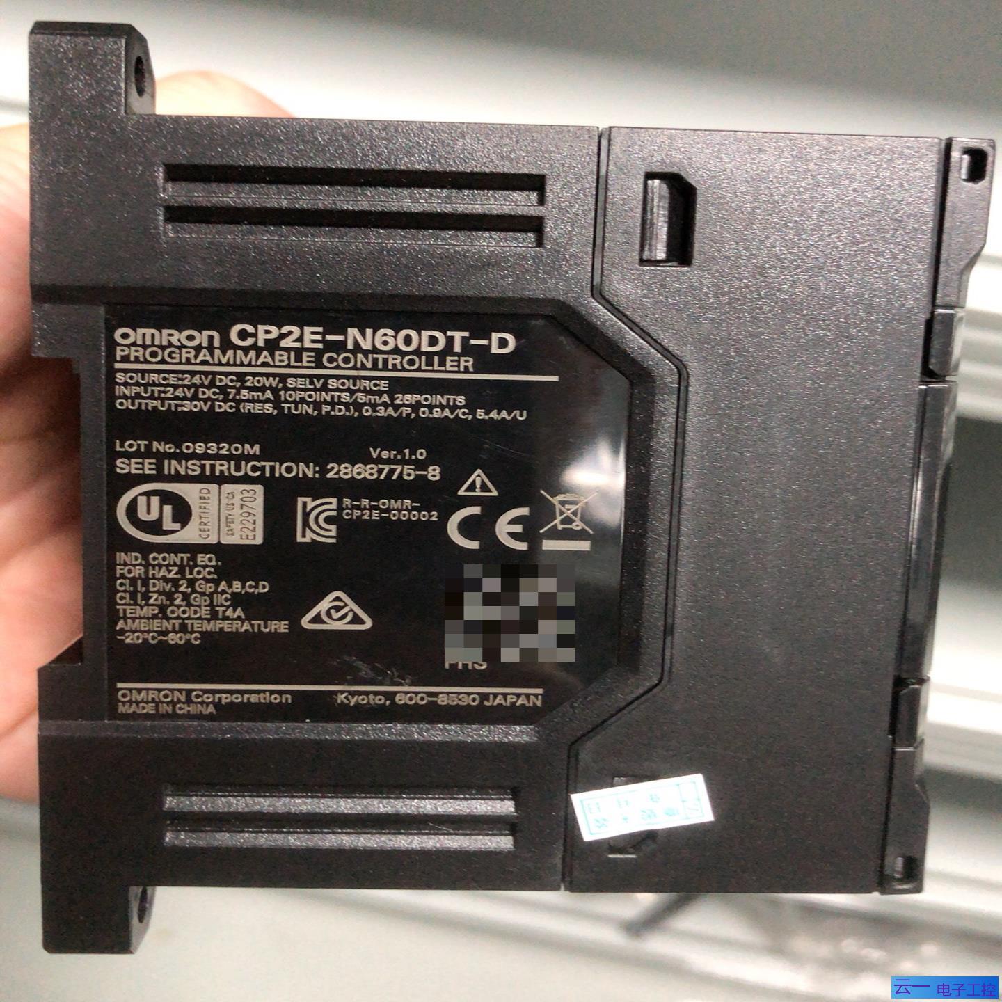 OMRONCP2E-N60DT-D程式设计控制器件正；议价