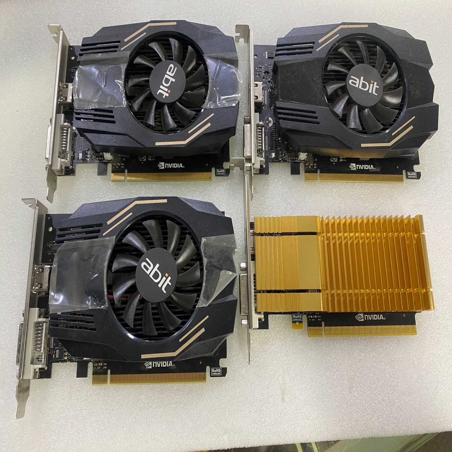 原装拆机abitGT10304GDDR4显卡，实物--议价商品