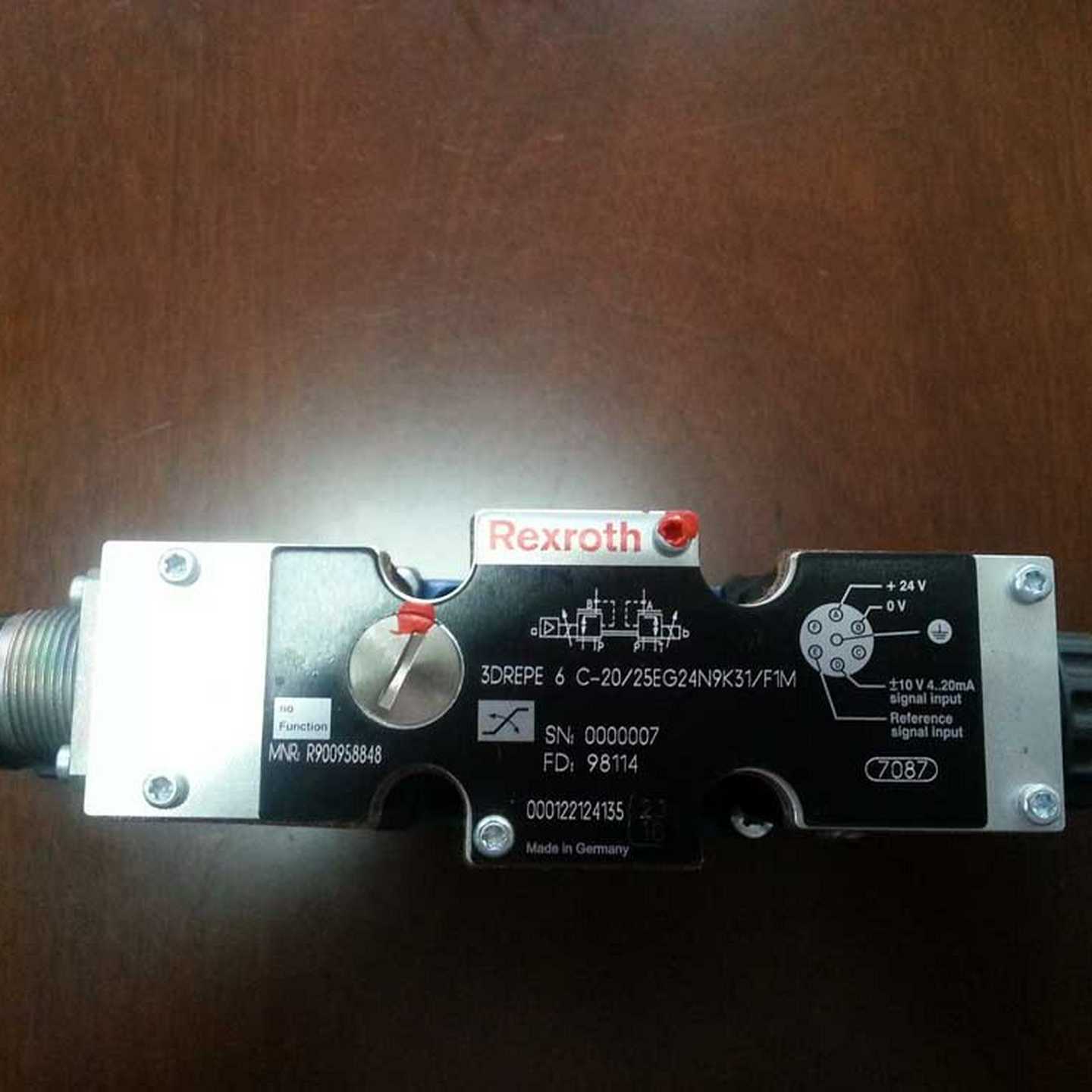 德国力士乐Rexroth比例阀4WREE10E1-75-2X/G24K31/A1Vt