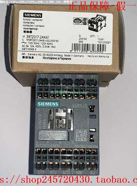 3RT2015-2AK613RT2016-2AK613RT2017-2AK61西门子接触器