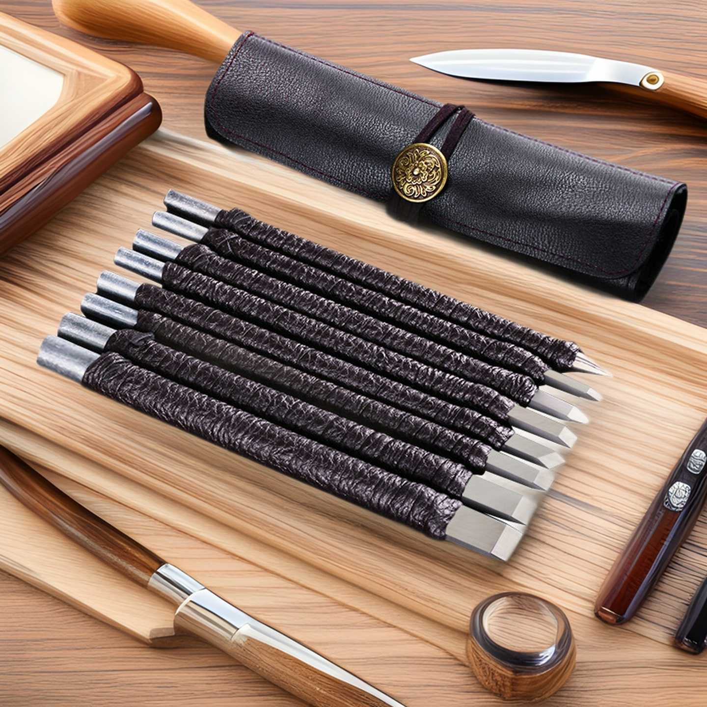 厂家批发篆刻刀工具套装钨钢雕刻刀木雕刀石刻印章工具硬质合金刀