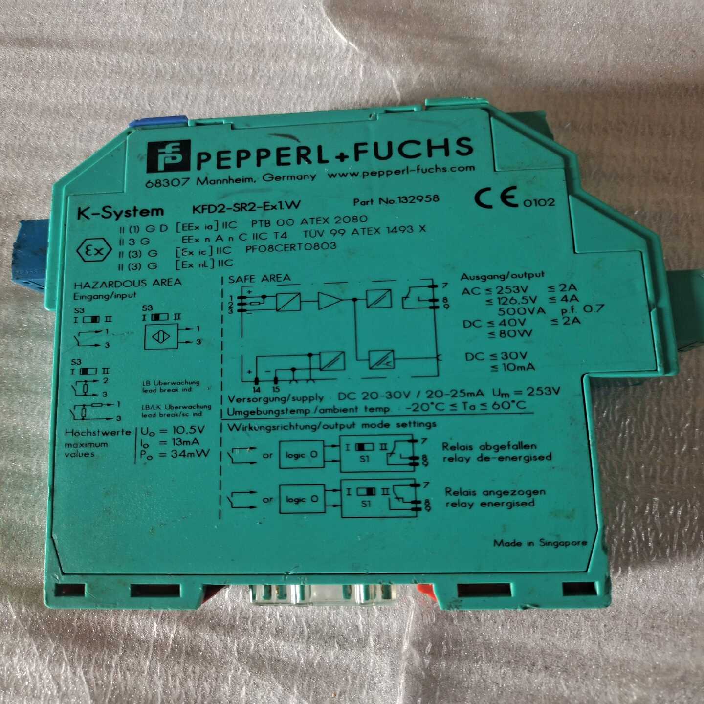 德国贝加福隔离栅KFD2－SR2－Ex1W成色询价