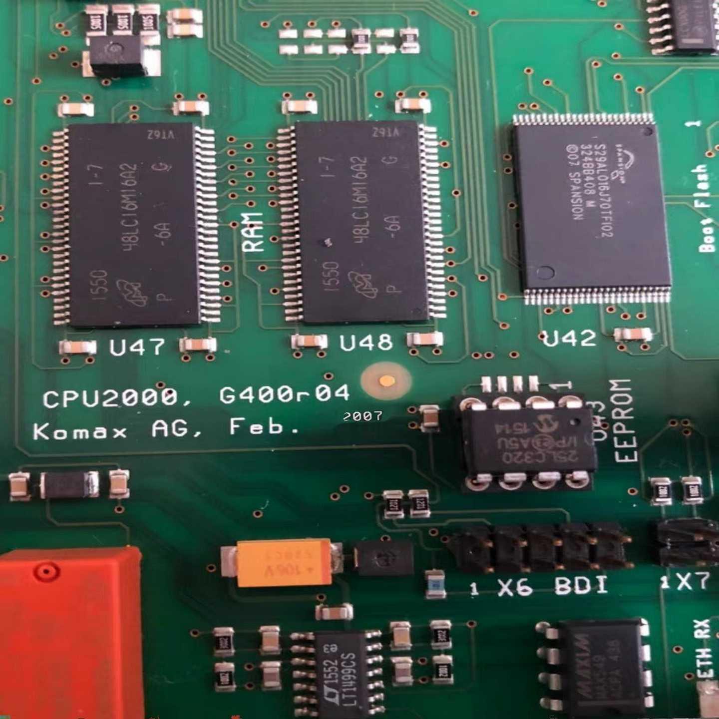 komaxCPU控制板CPU2000.G400R04原装议价