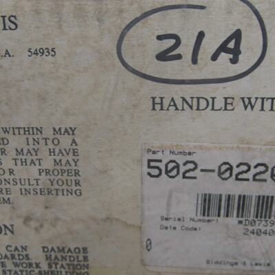 New GIDDINGS  LEWIS 502 02208 00 Input Table Selector 502022