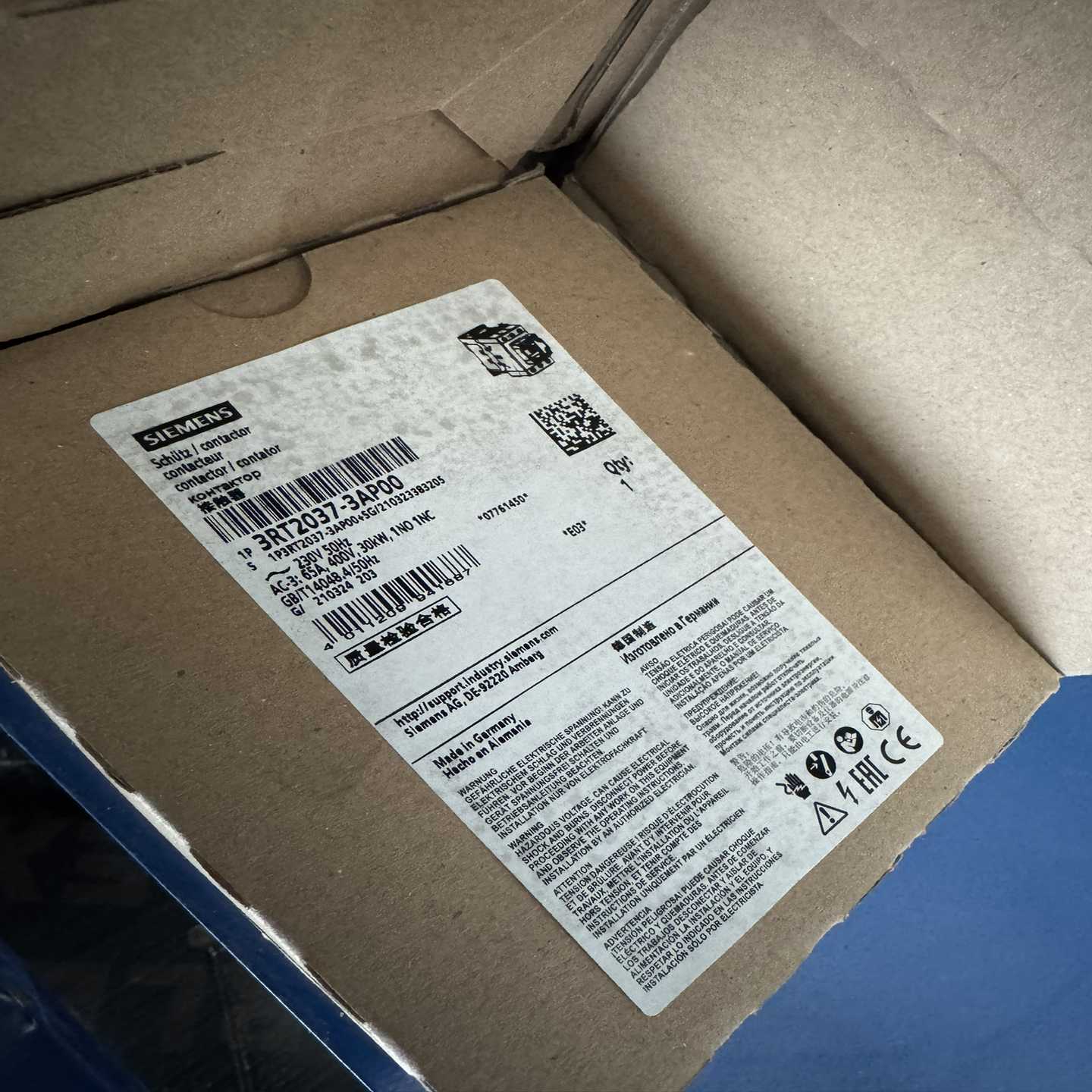 全新西门子接触器，工业自动化控制系统专用。-议价