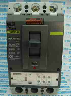 议价-HYUNDAI断路器UPB400S3P400A欠压脱扣UVT+LAUX替HBL4