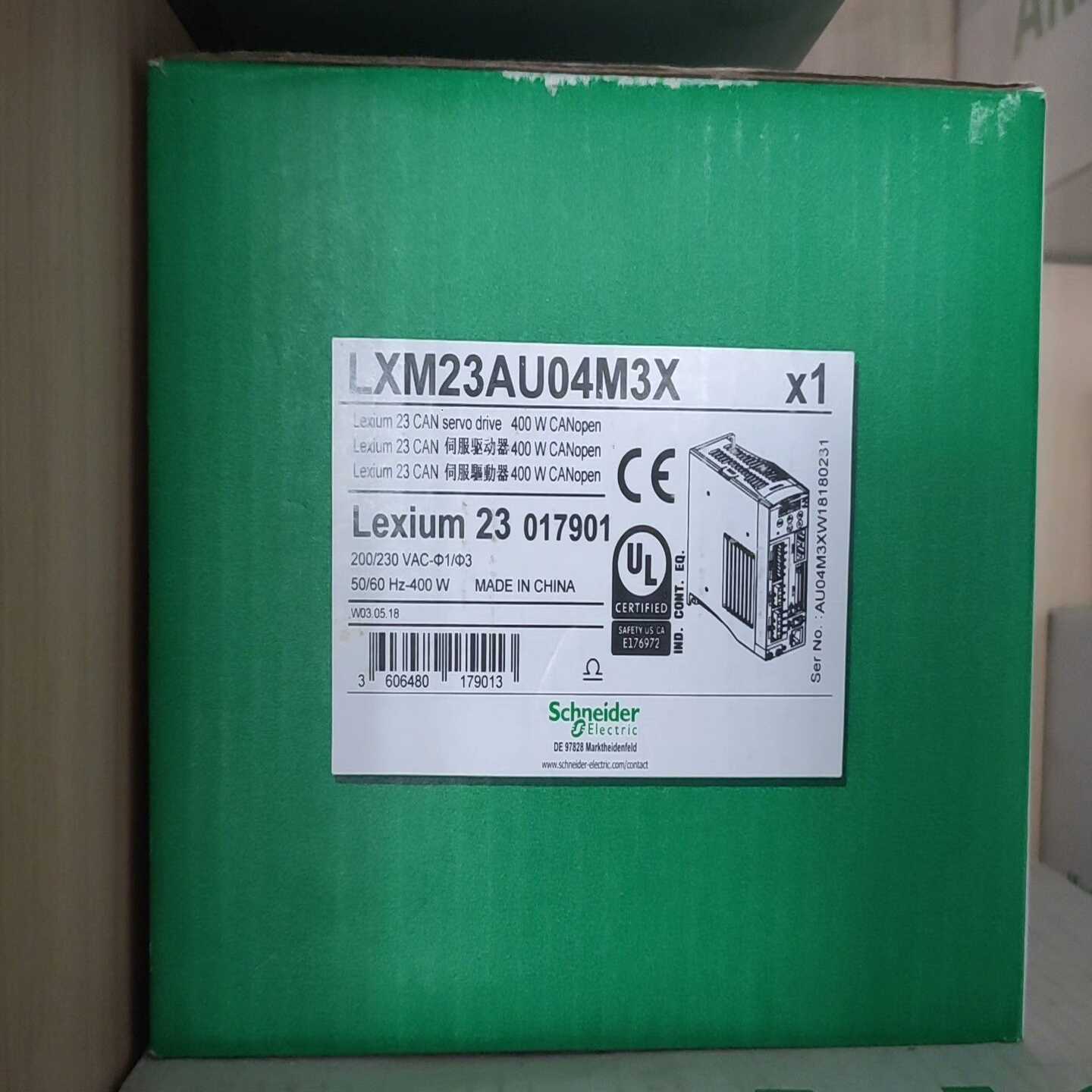 伺服驱动器，LXM23AU04M3X，，余询价