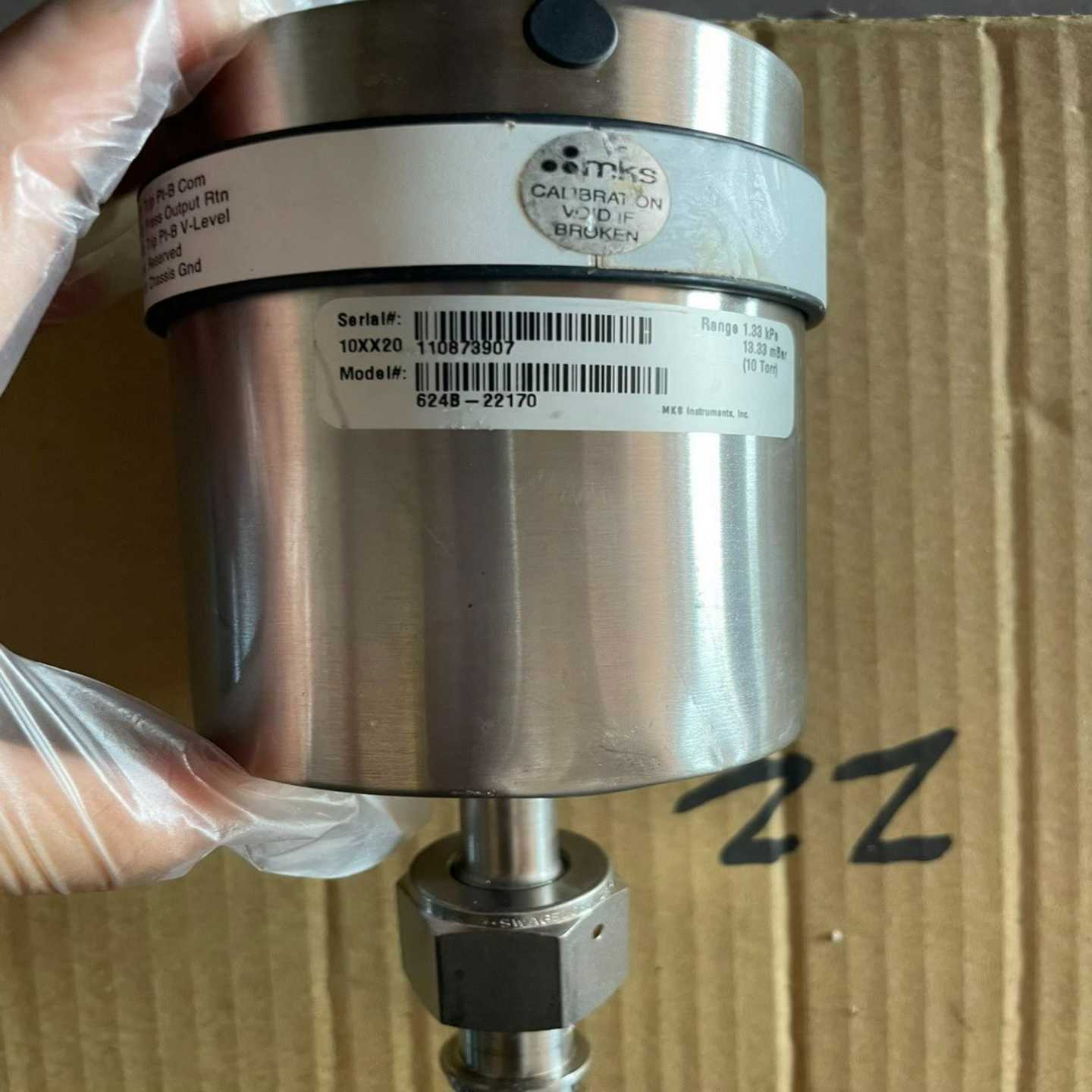 MKS624B-22170 10torr（地坛设备）