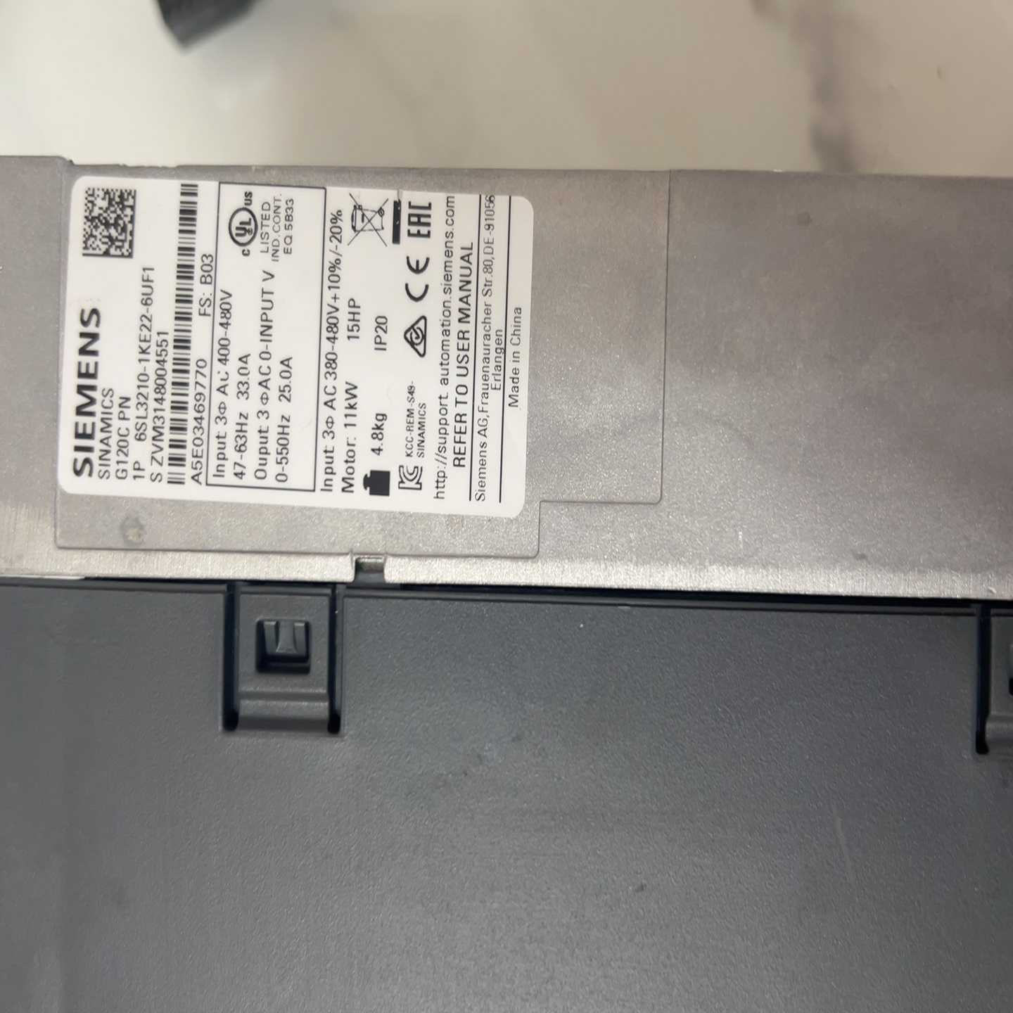 变频器G120CPN11KW6SL3210-询价