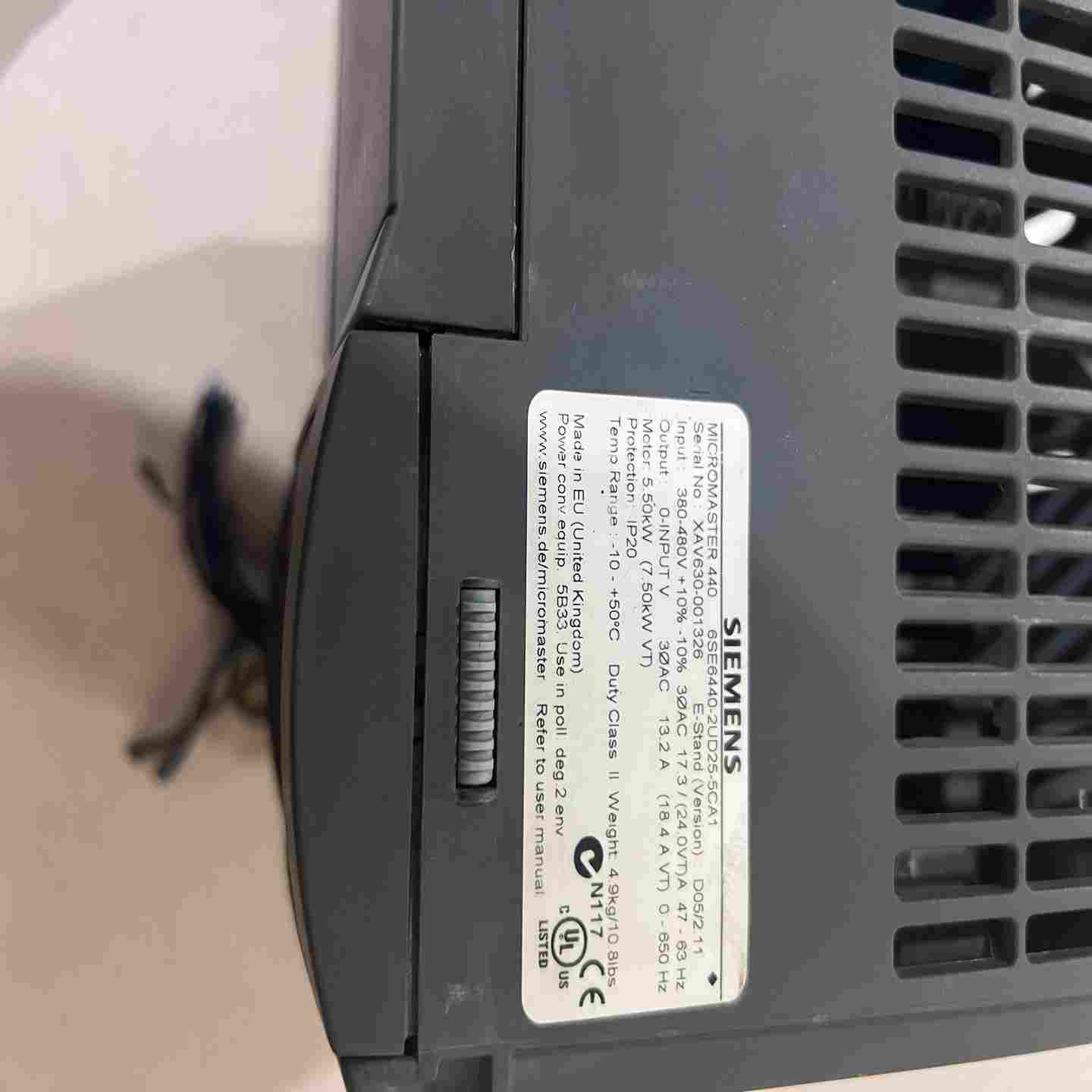 咨询-6SE6440-2UD25-5CA1变频器，5.5KW