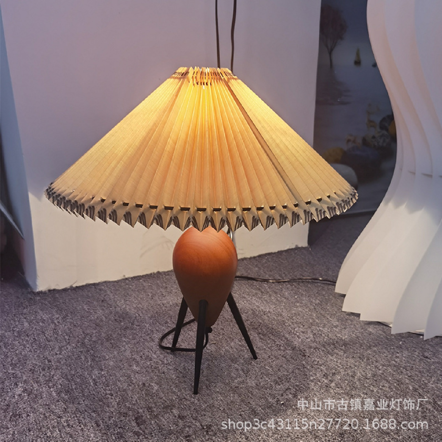 中古风卧室装饰台灯ins博主同款网红灯vintage复古客厅氛围台灯