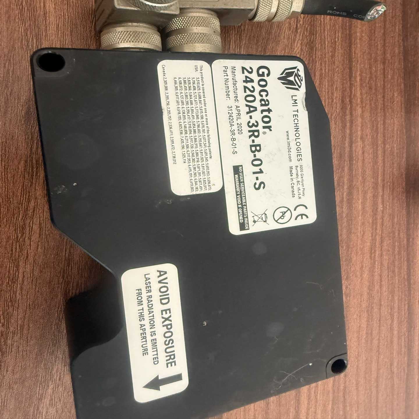 加拿大LMI乐姆迈Gocator2420A-3R-B-01--议价商品