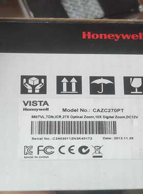 霍尼韦尔模拟一体机CAZC270PT, 27倍变焦，，3拍前询价