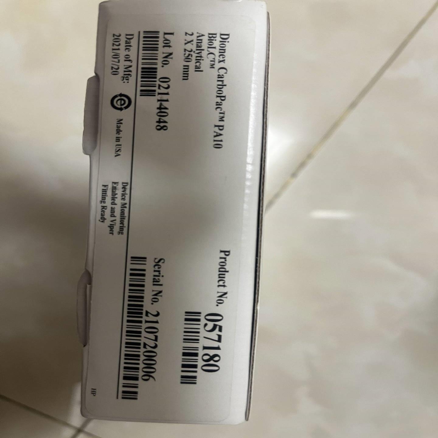 配件赛默飞离子色谱柱糖柱PA10 2*250mm05718 PA10 2*50m议价