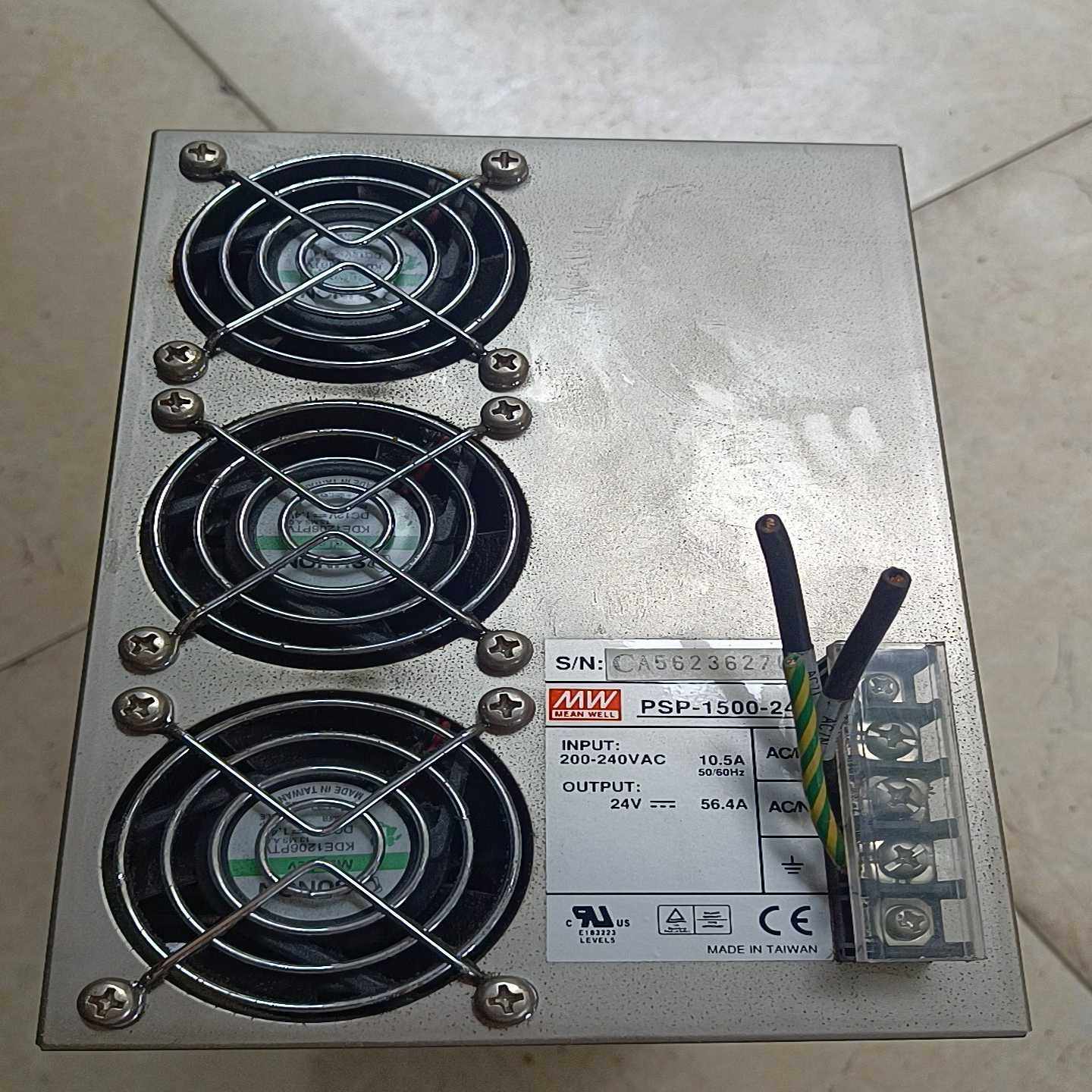 电源PSP-1500-24，1500W，24V，如图。实询价