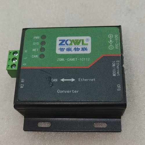 智嵌物联ZQWL-CANET-1C112CAN转以太网转换--议价商品